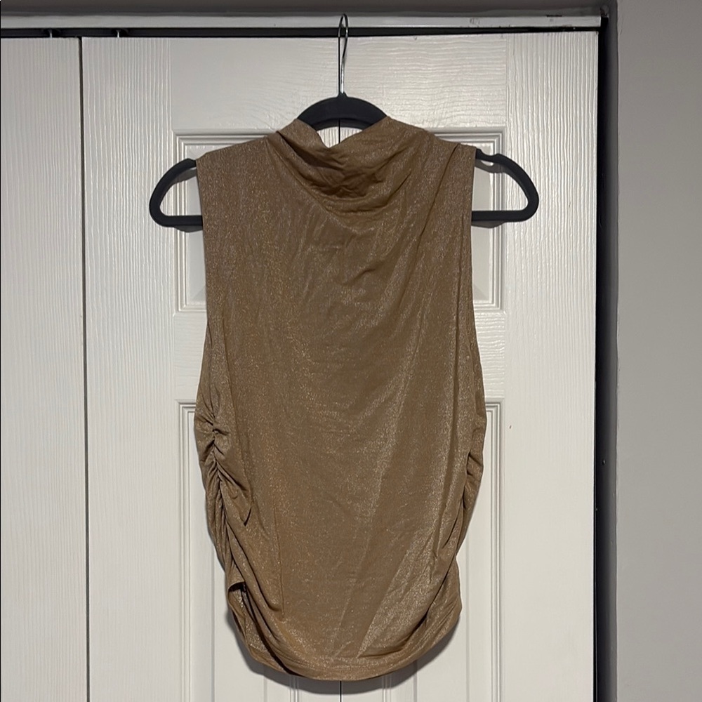 Old Navy Shimmering Tan Muscle Tee